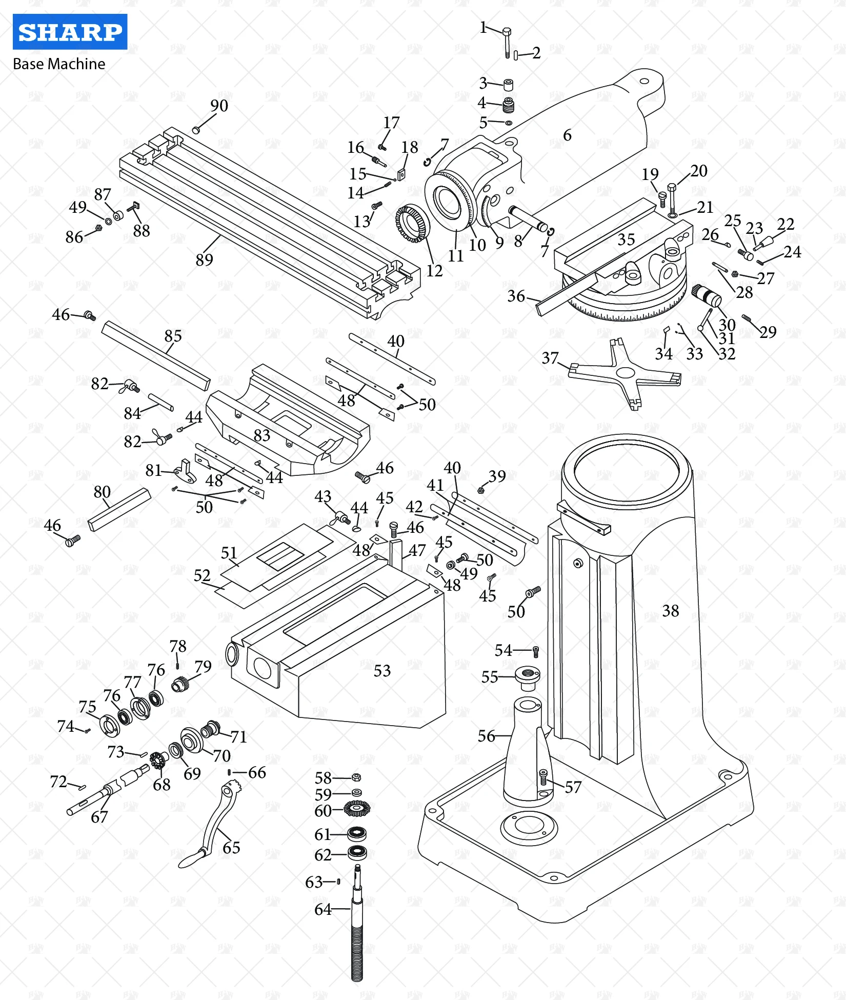 Sharp LMV Base 42″ and 50″