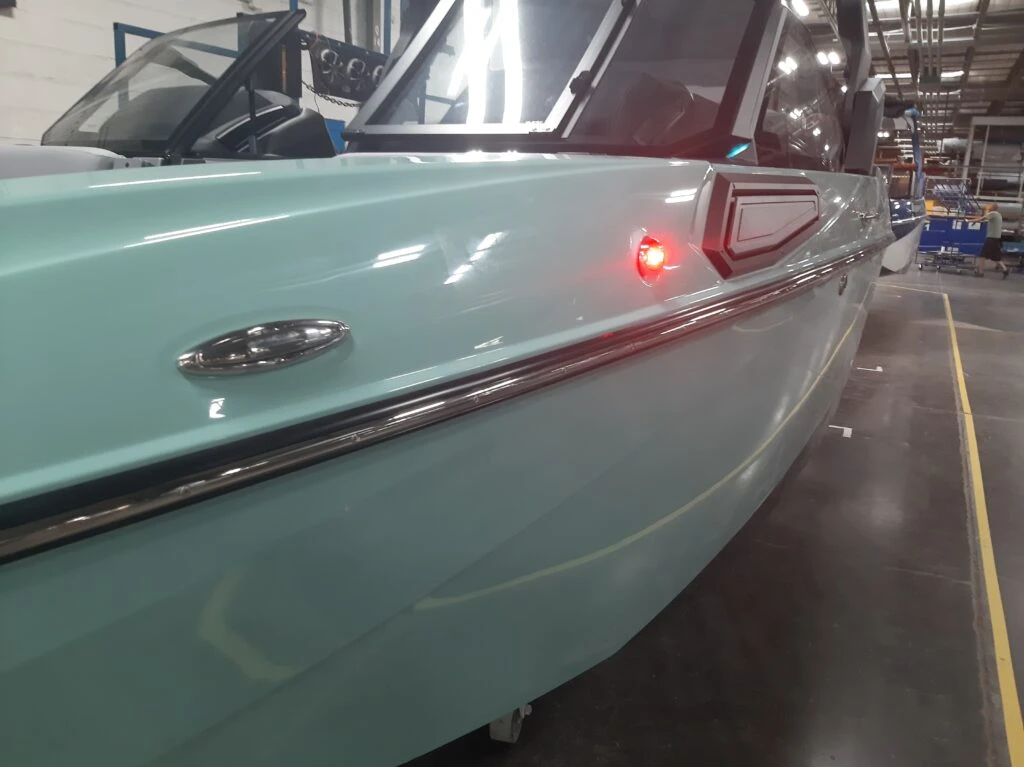 Navigation light used on boats, representing ABYC C-5 standard accepted by the U.S. Coast Guard