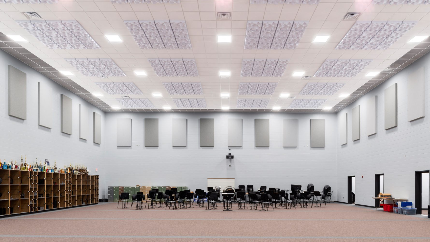 NorthWood High School band room