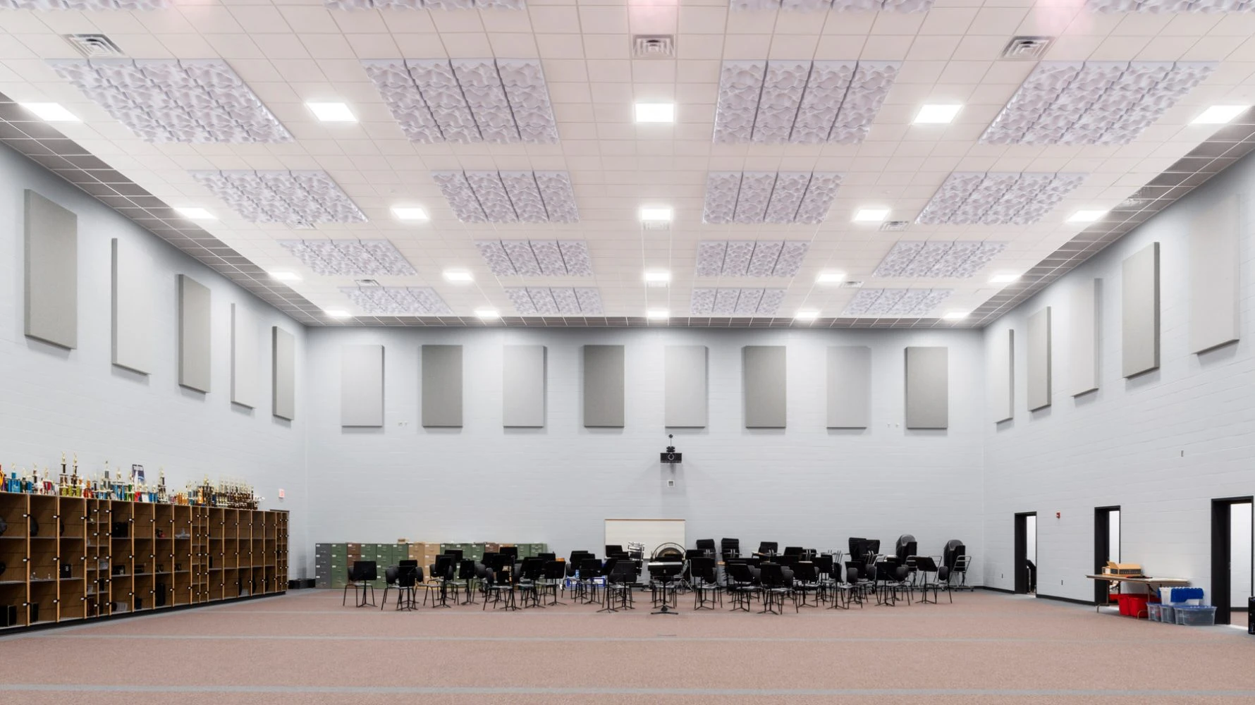 NorthWood High School band room