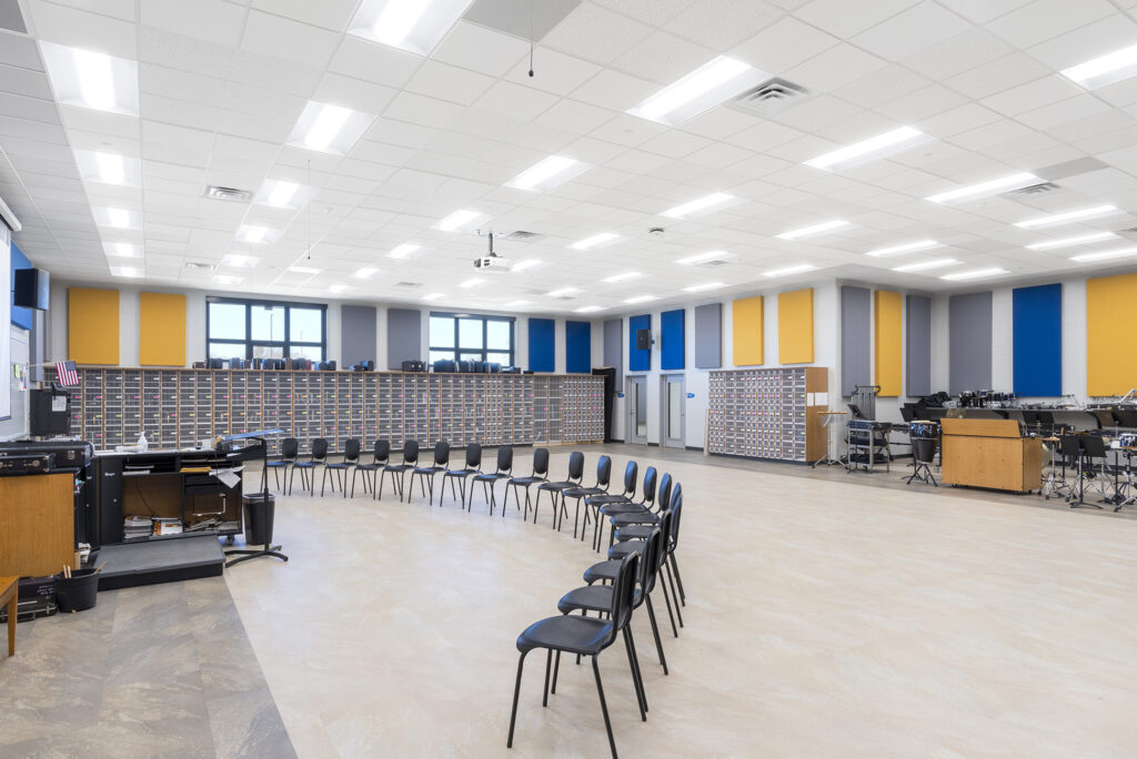 East Noble Middle School Band Classroom