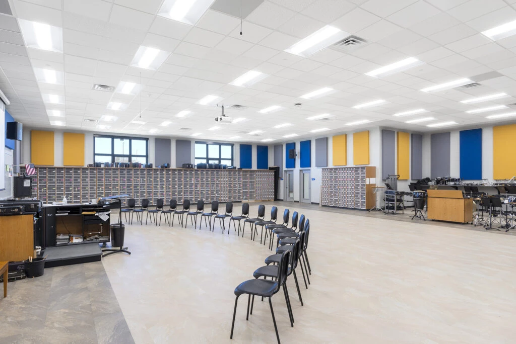 East Noble Middle School Band Classroom