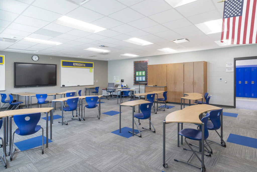 East Noble Middle School Classroom