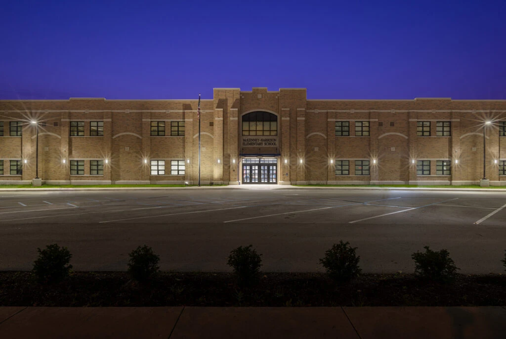 Exterior of McKenney Harrison Elementary