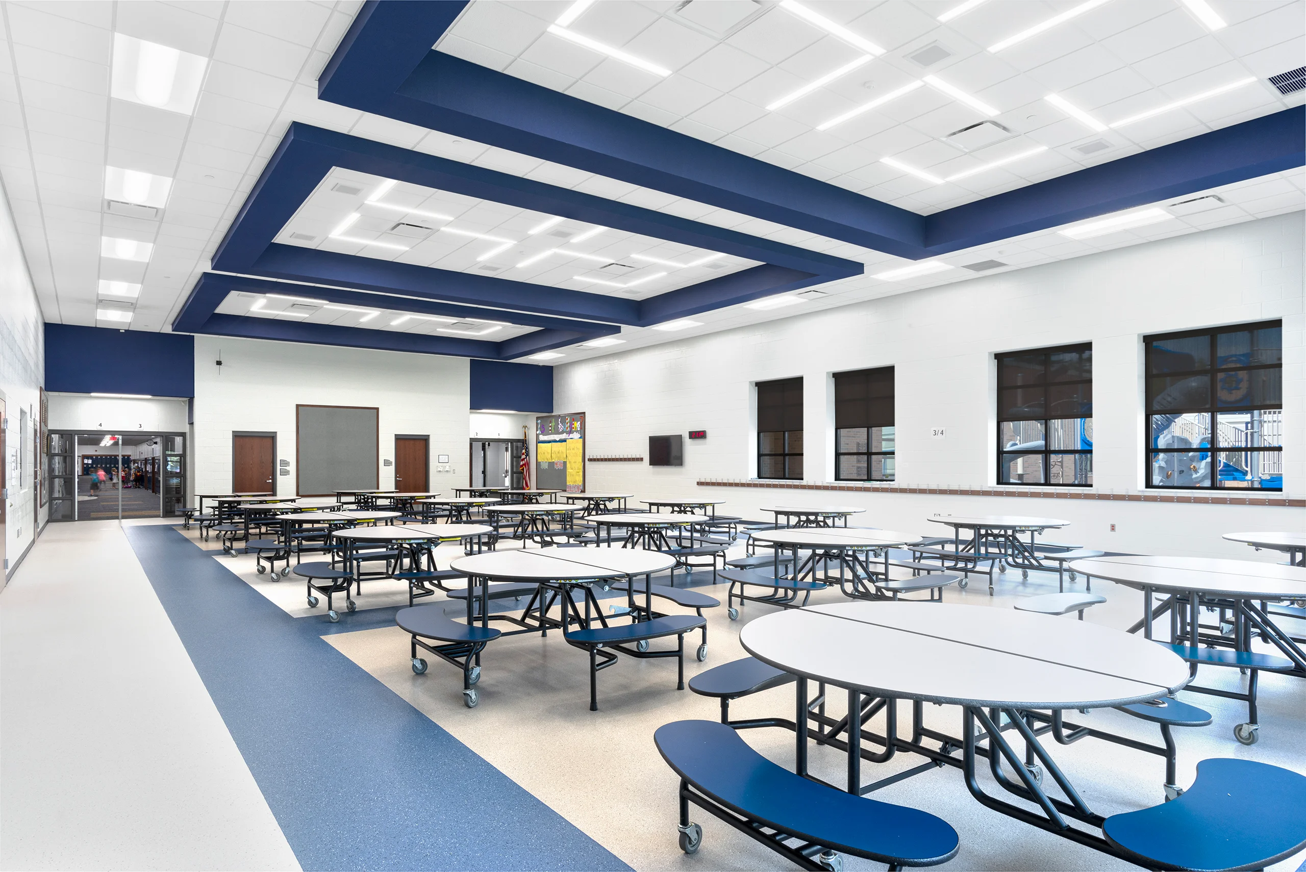 McKenney Harrison Elementary School Cafeteria