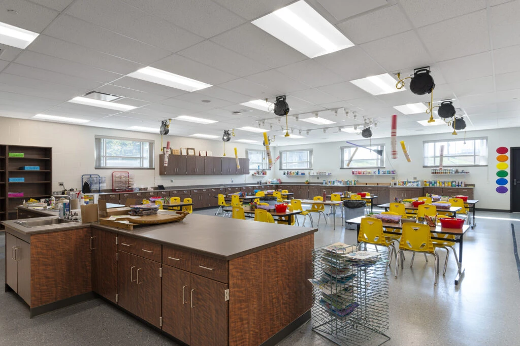 New Haven Intermediate School Art Room