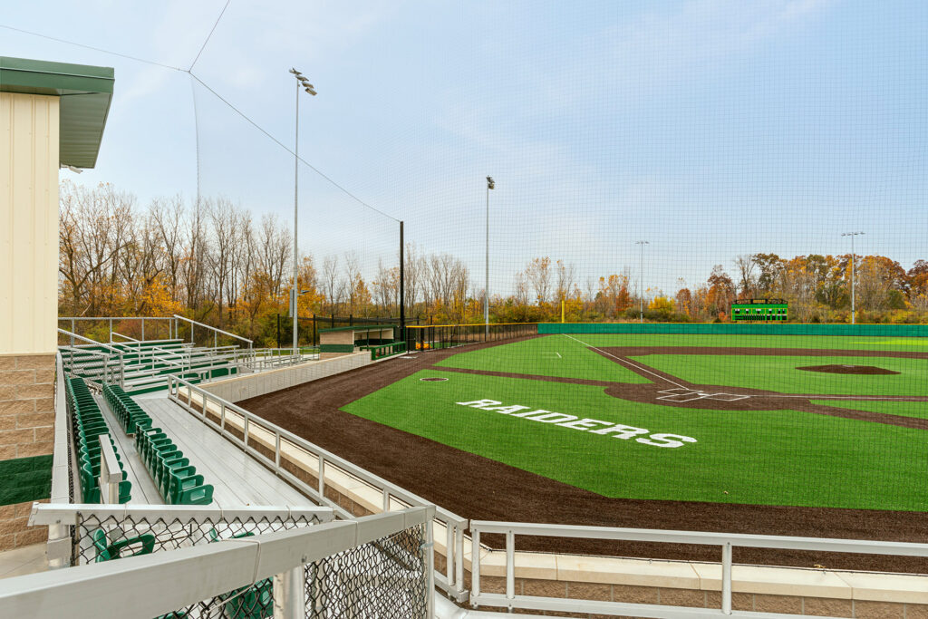 Northridge High School Baseball Field and Stands