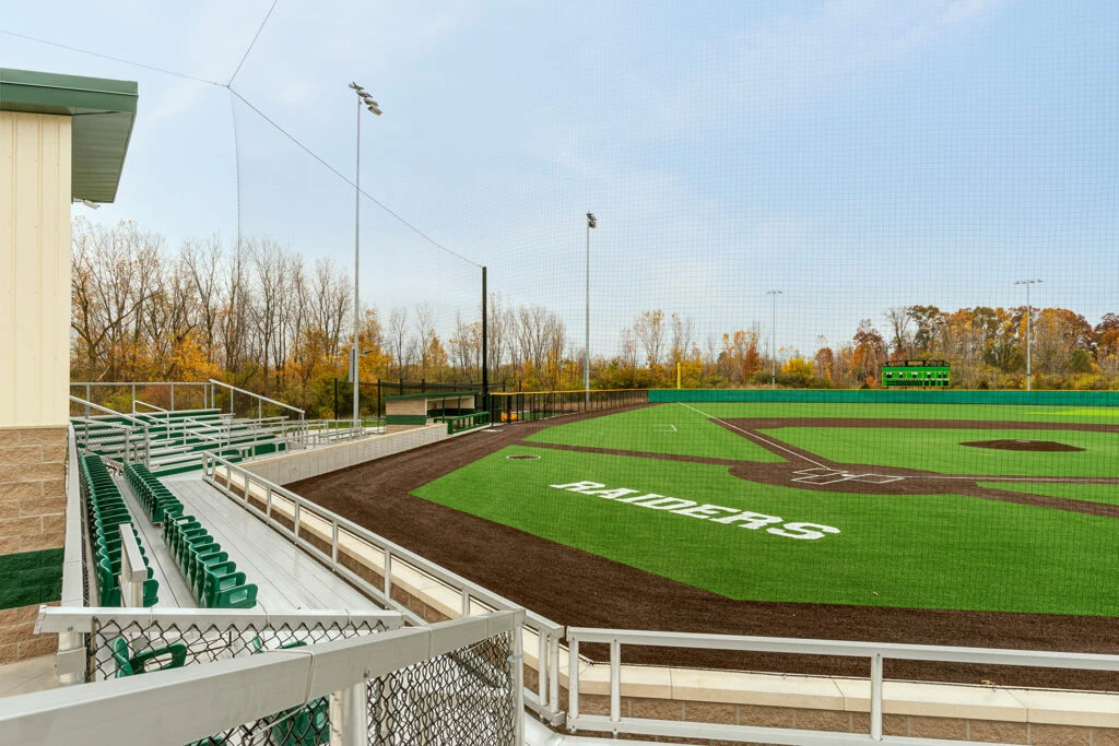 Northridge High School Baseball Field and Stands