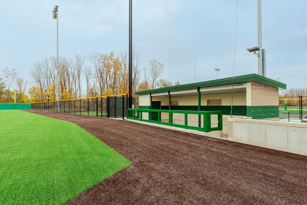 Northridge High School Baseball Softball Dugout
