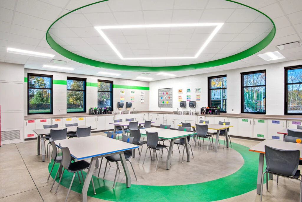 Roanoke Elementary School's Art Room