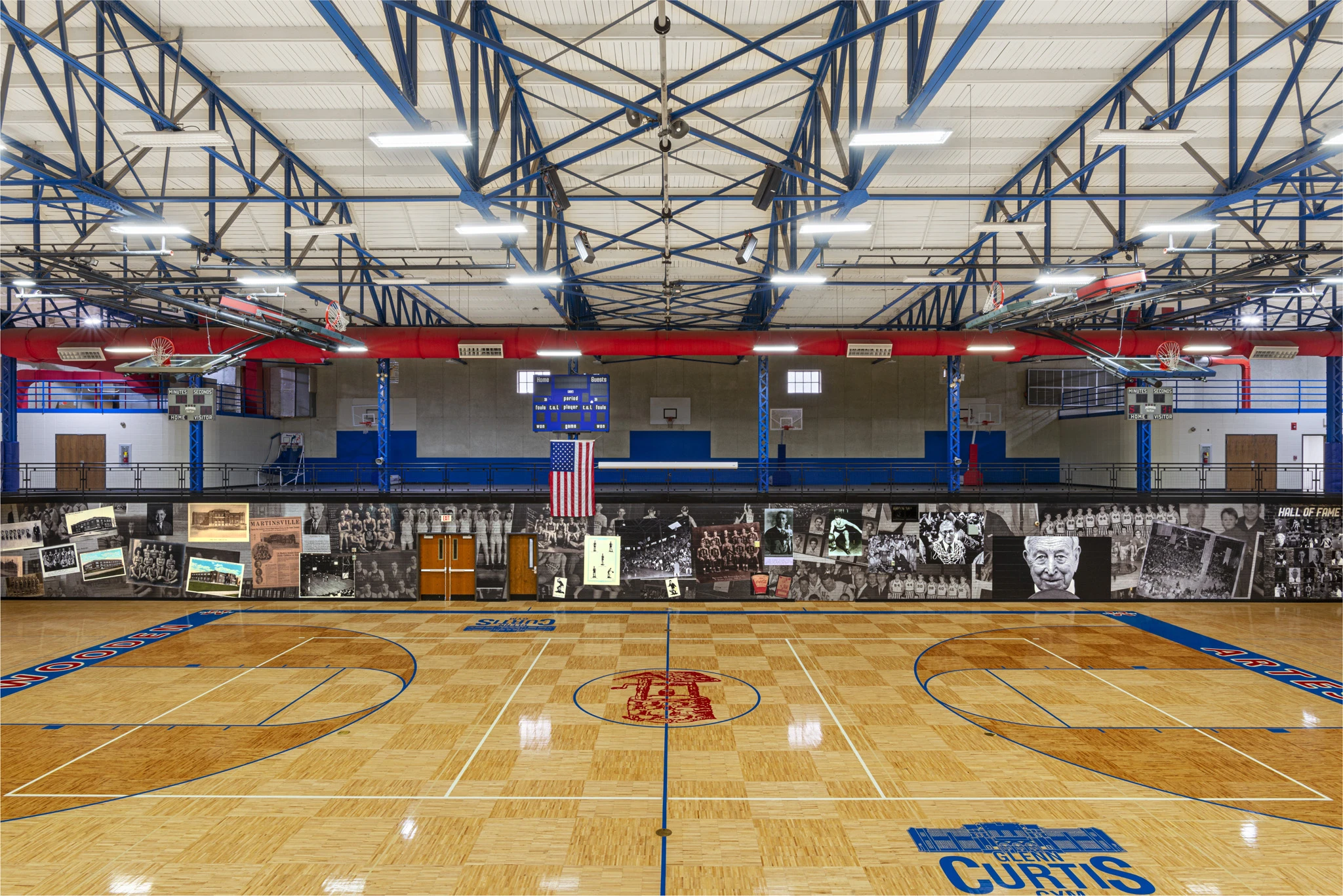 John R. Wooden Middle School gym