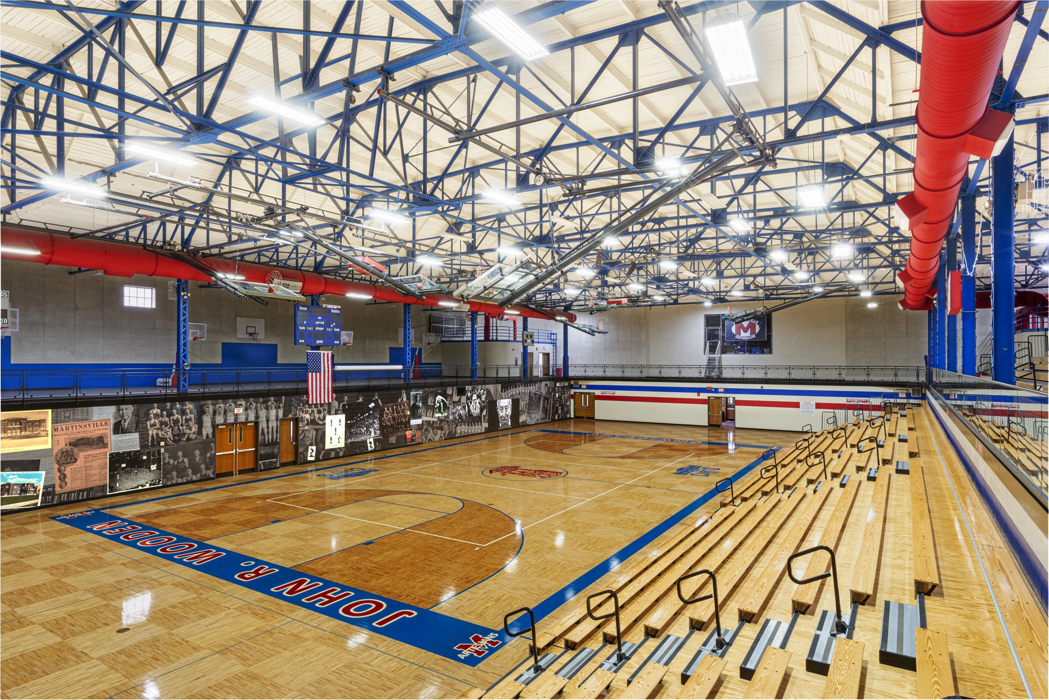 John R. Wooden Middle School gym