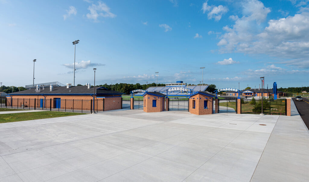 Carroll High School Stadium Gates and Entry