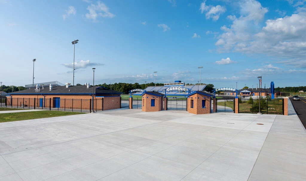 Carroll High School Stadium Gates and Entry