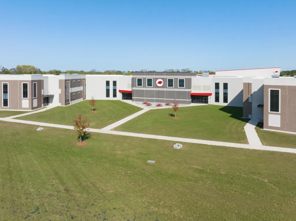 Exterior of Goshen Intermediate Outdoor Patio