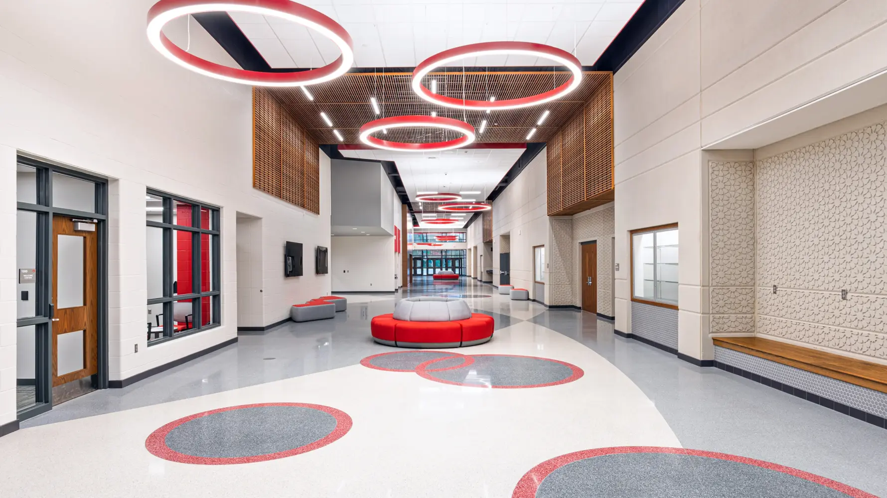 Goshen Intermediate School Hallway and Foyer Area