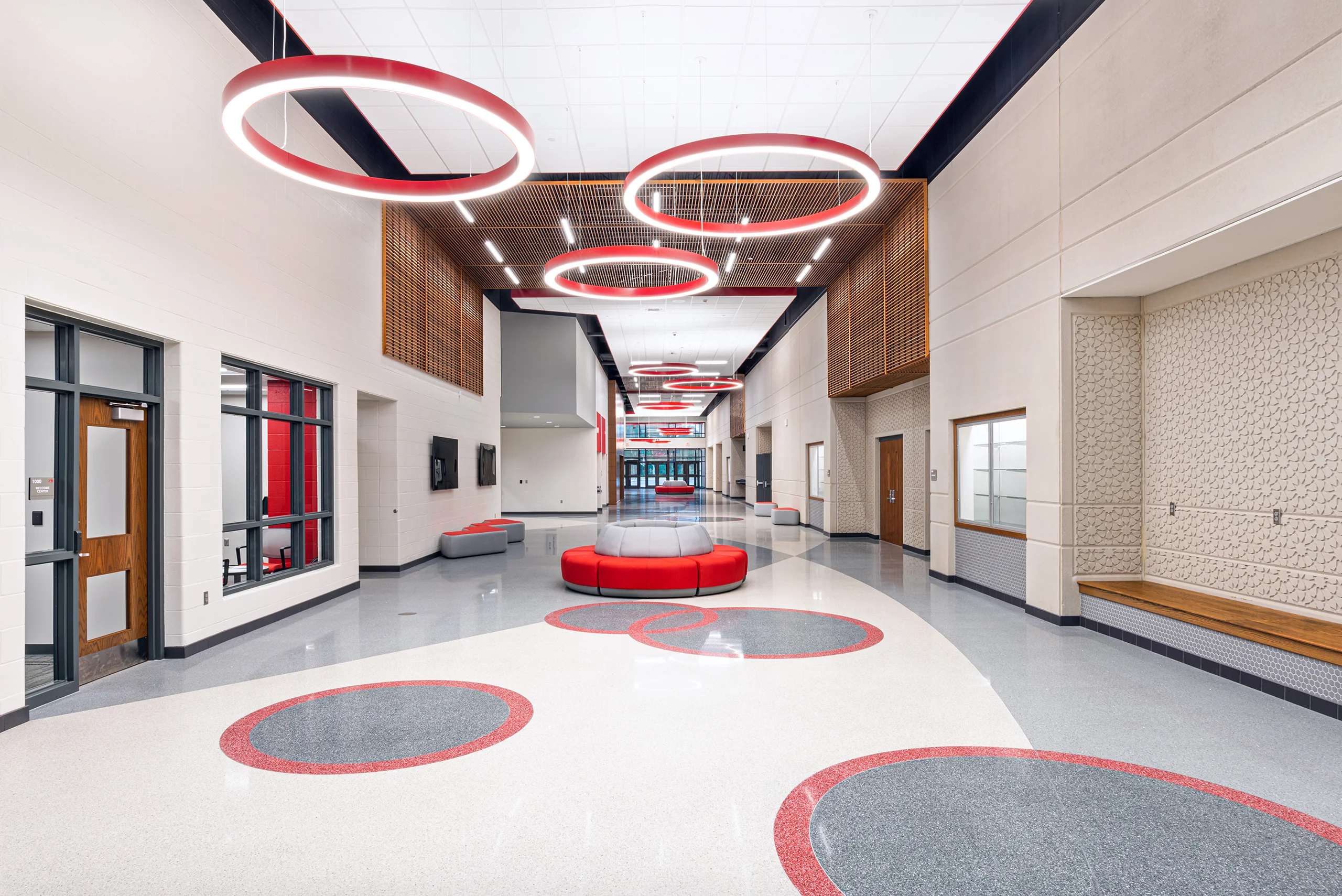 Goshen Intermediate School Hallway and Foyer Area
