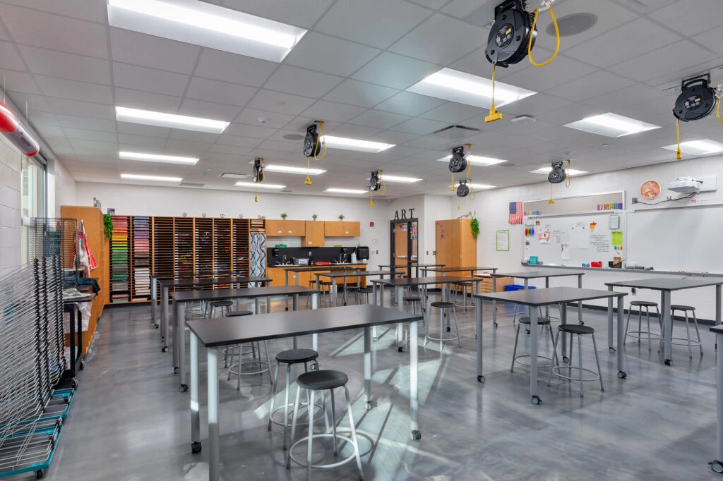 Lincoln Junior High Art Room