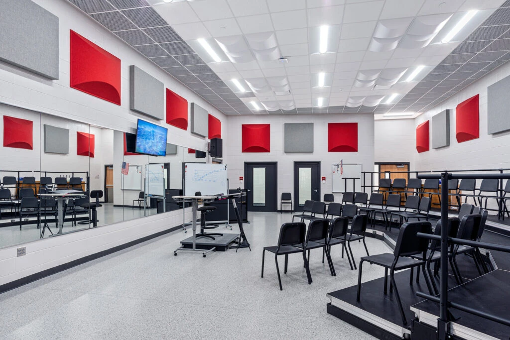 Lincoln Junior High Choir Room