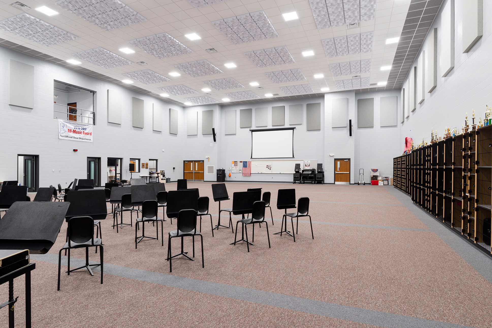 NorthWood High School Band Room