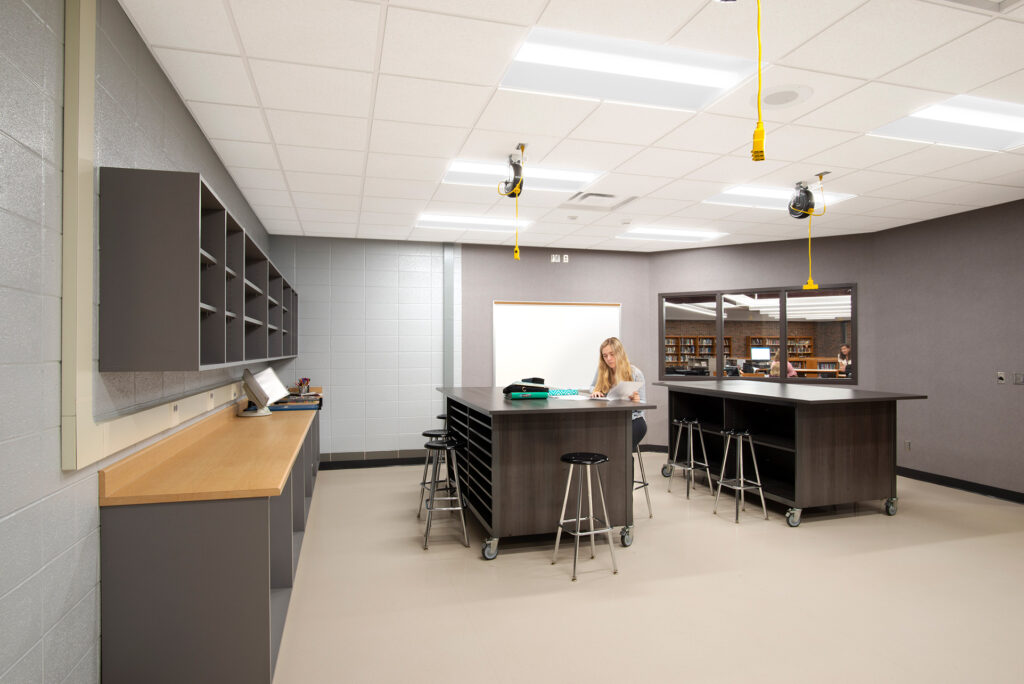 NorthWood High School Media Center Maker Space