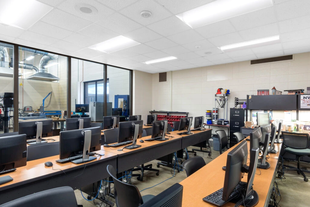 NorthWood High School Metal Class Room