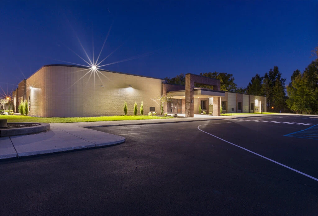 Exterior of St. Joseph Central Elementary School Updated Entrance