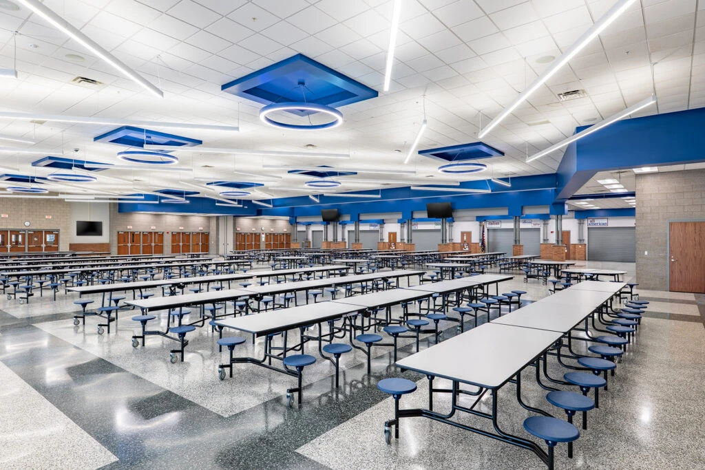 Carroll High School's Expanded and Renovated Cafeteria