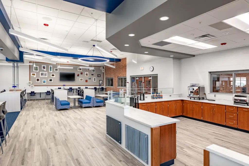 Carroll High School's New Media Center Cafe