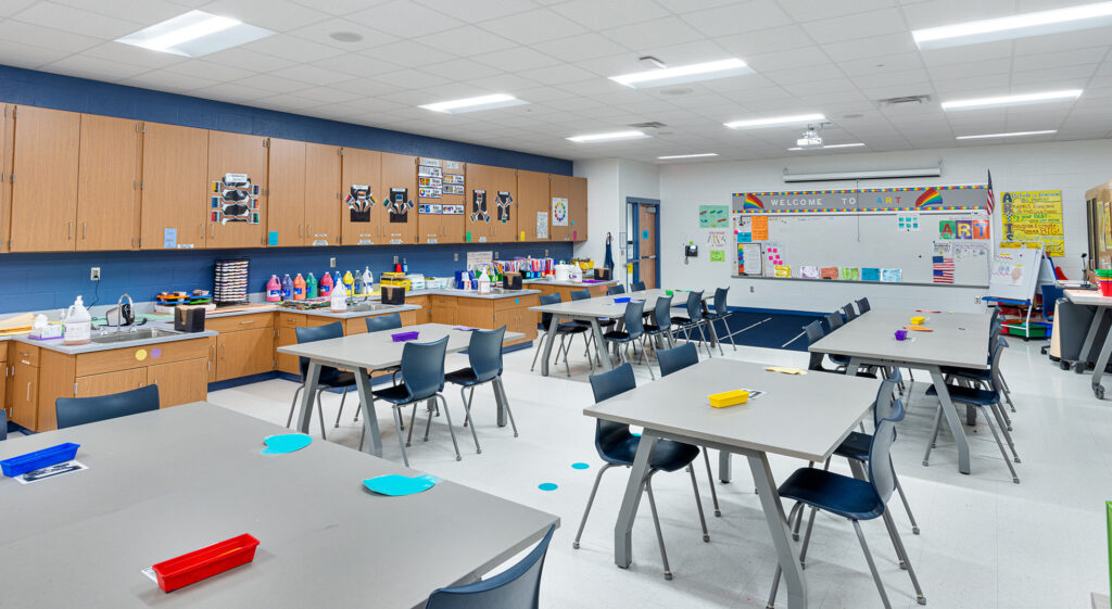 Aspen Meadow Elementary School's Teacher's Art Room