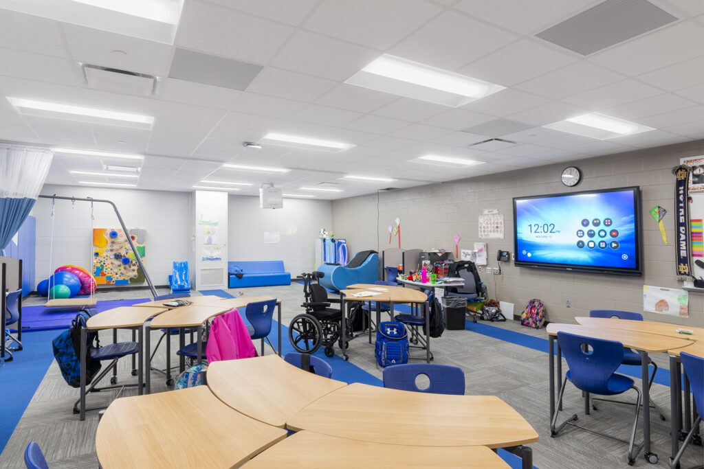 East Noble Middle School Special Education Room