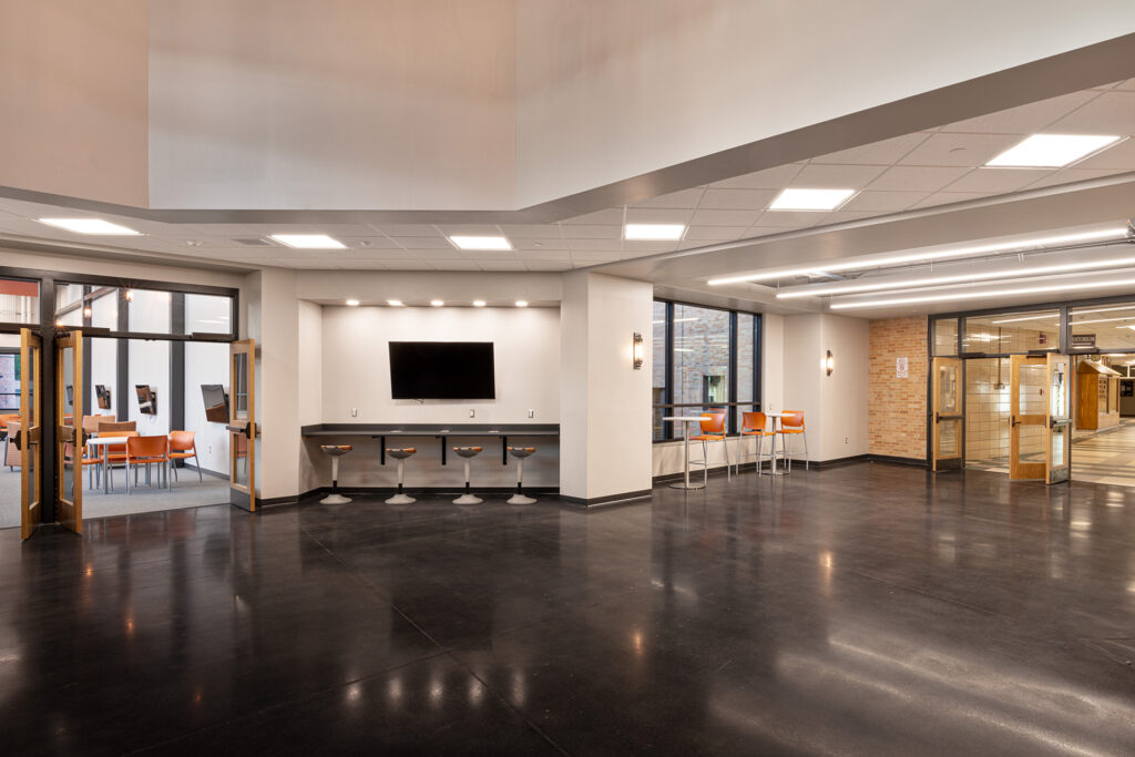 Interior of Wabash Middle/High School Connector Entrance