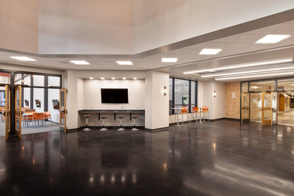 Interior of Wabash Middle/High School Connector Entrance