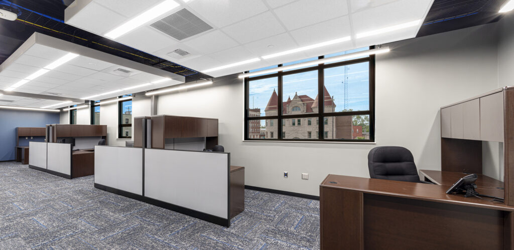 Huntington Police Department Headquarters Detectives Desks