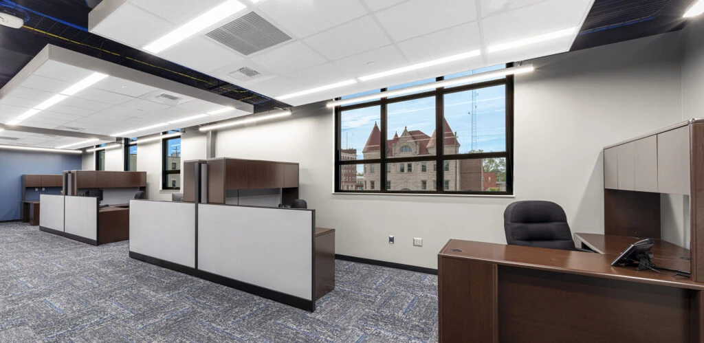 Huntington Police Department Headquarters Detectives Desks