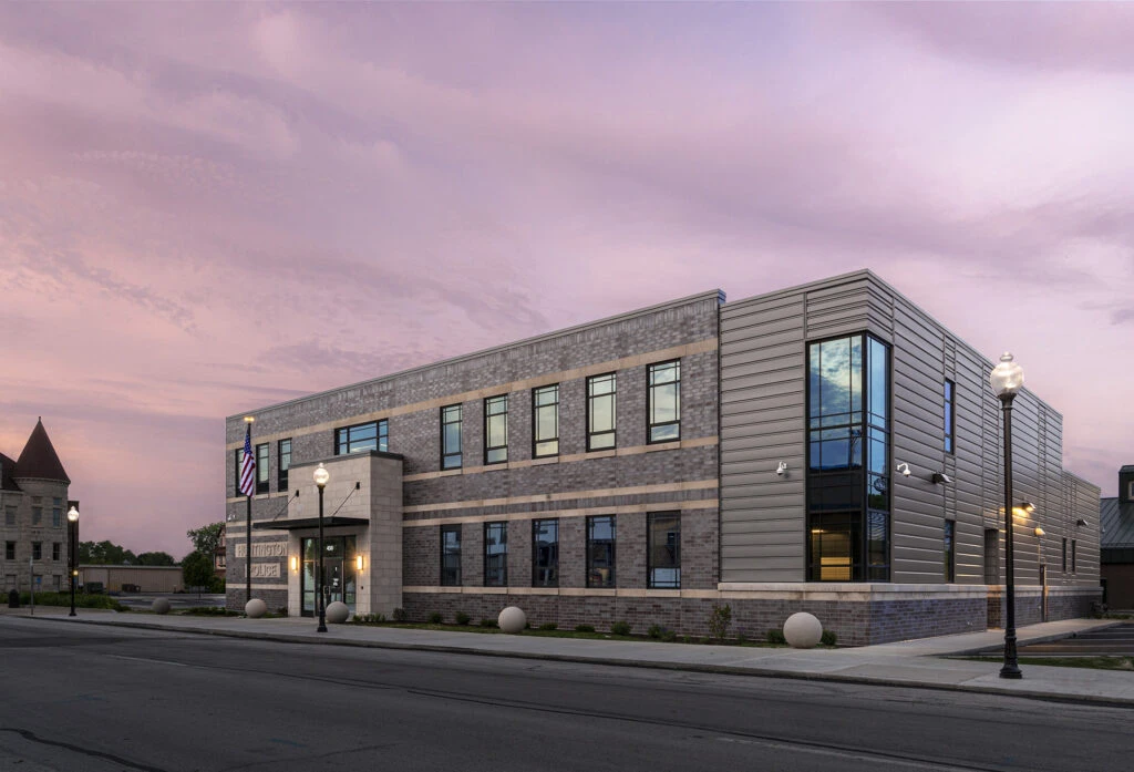 Exterior of Huntington Police Department Headquarters
