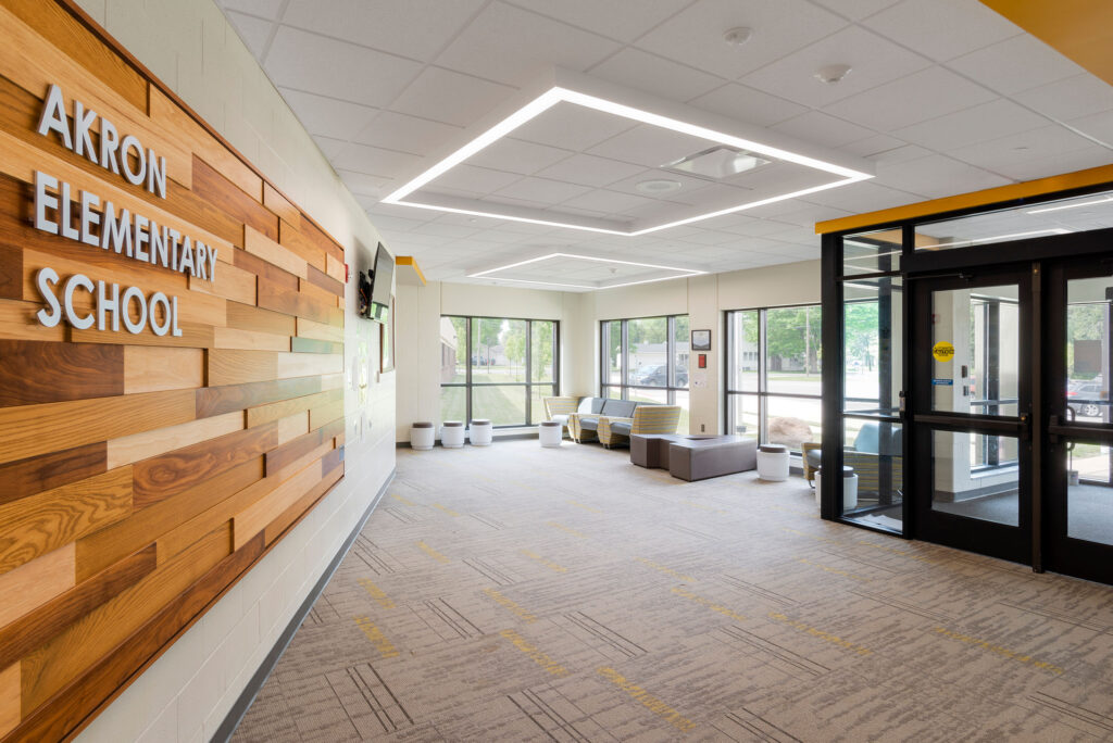 Akron Elementary School New Lobby
