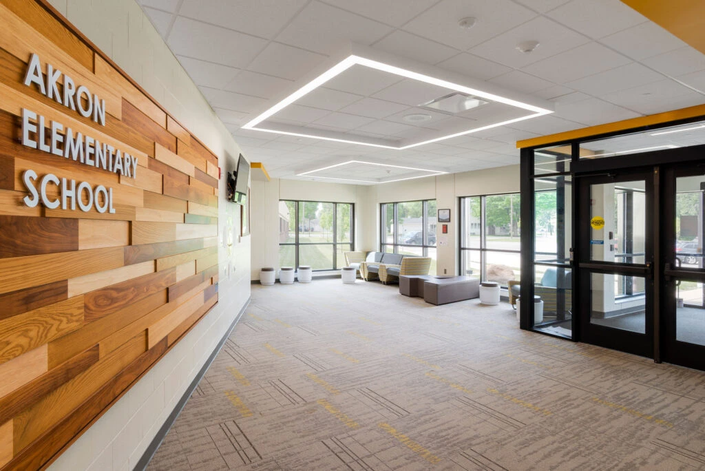 Akron Elementary School New Lobby