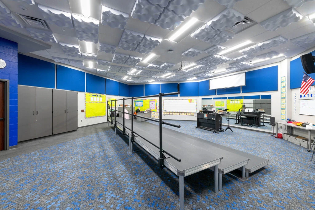 Fall Creek Jr High School Choir Room