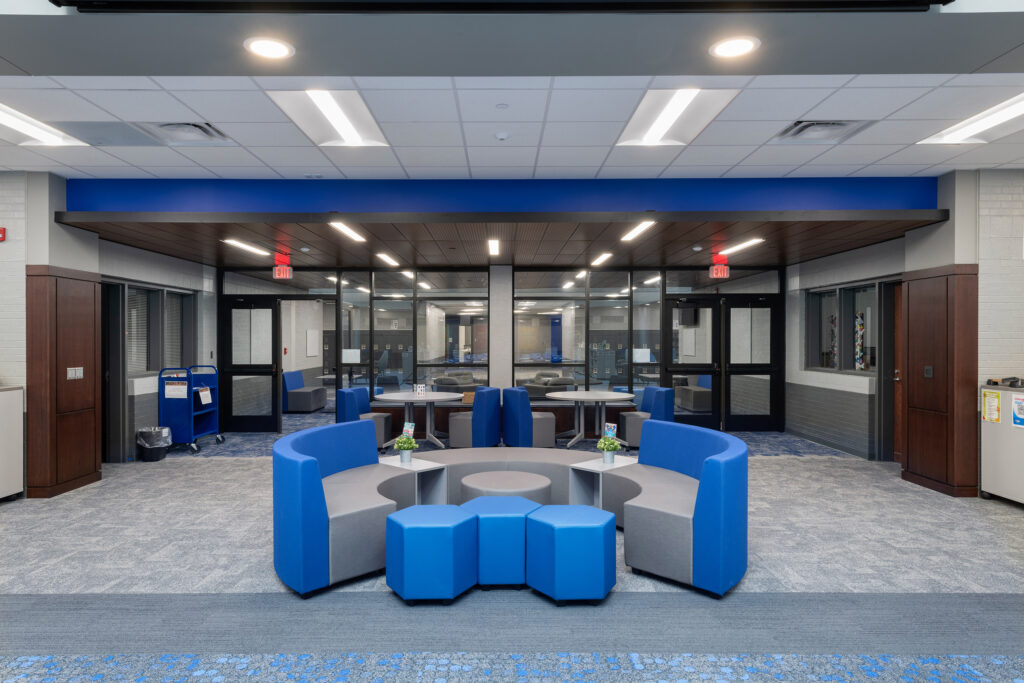 Fall Creek Jr High School Media Center Furniture