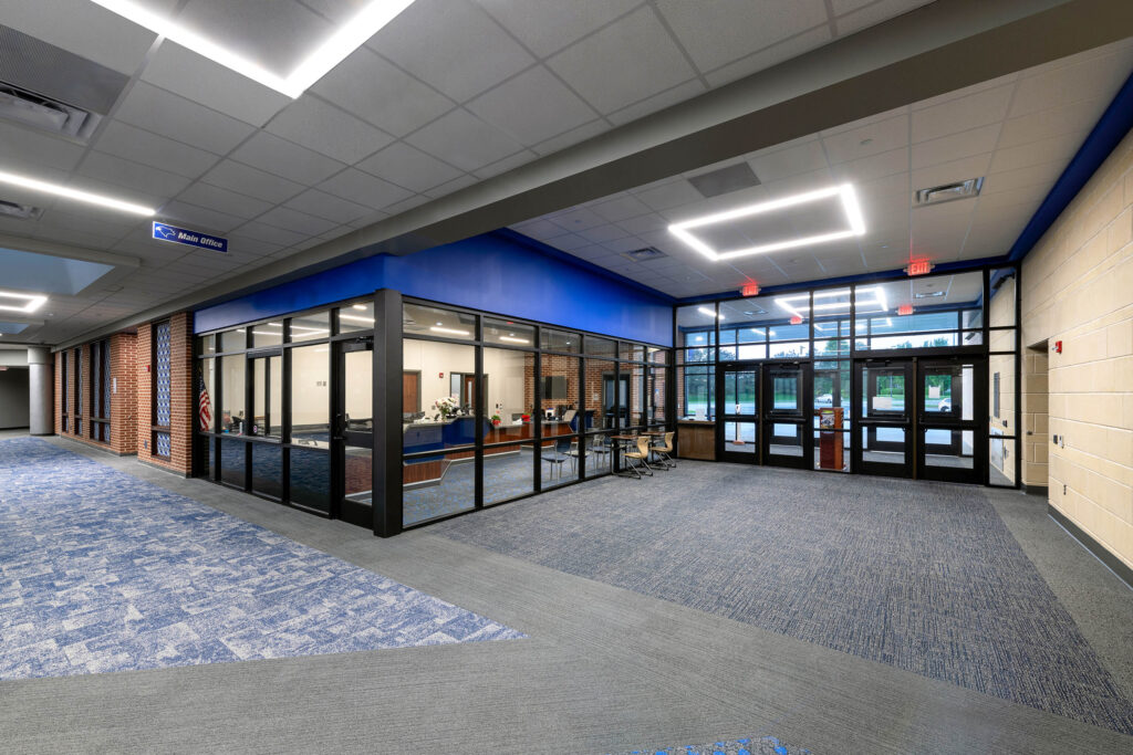 Fall Creek Jr High School Secured Entrance