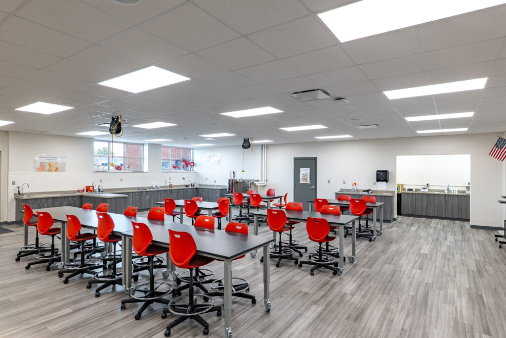 Plymouth High School CTE Veterinary Medicine Classroom and Lab