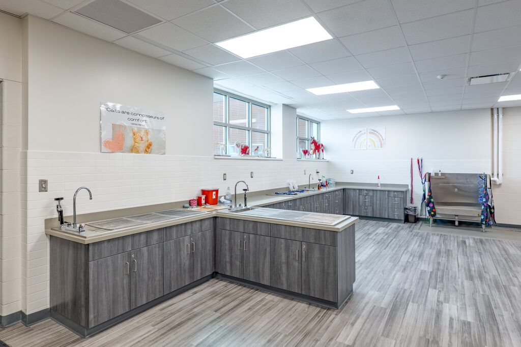 Plymouth High School CTE Veterinary Medicine Lab Wet Tables