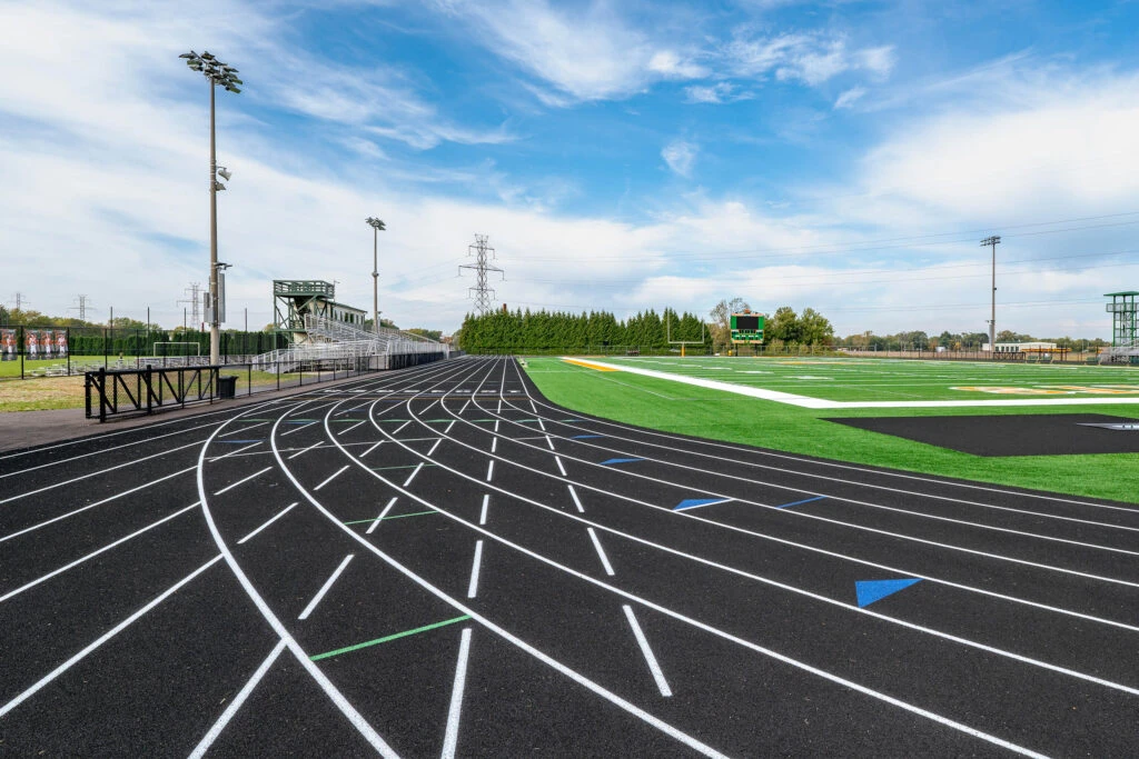 Wheeler High School Track Surface and Football Field