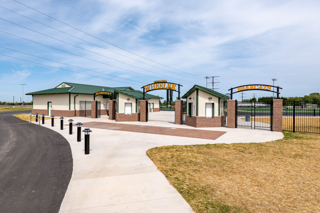 Wheeler High School Football Ticket Booth and Gate Entrance