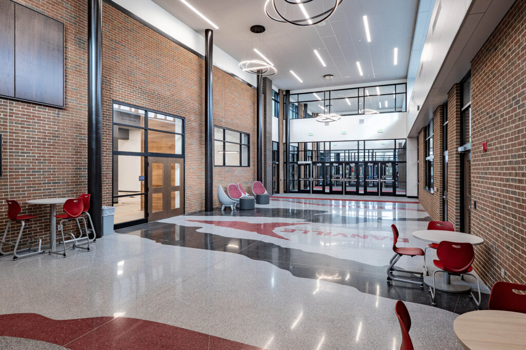Danville Community High School Entrance Foyer