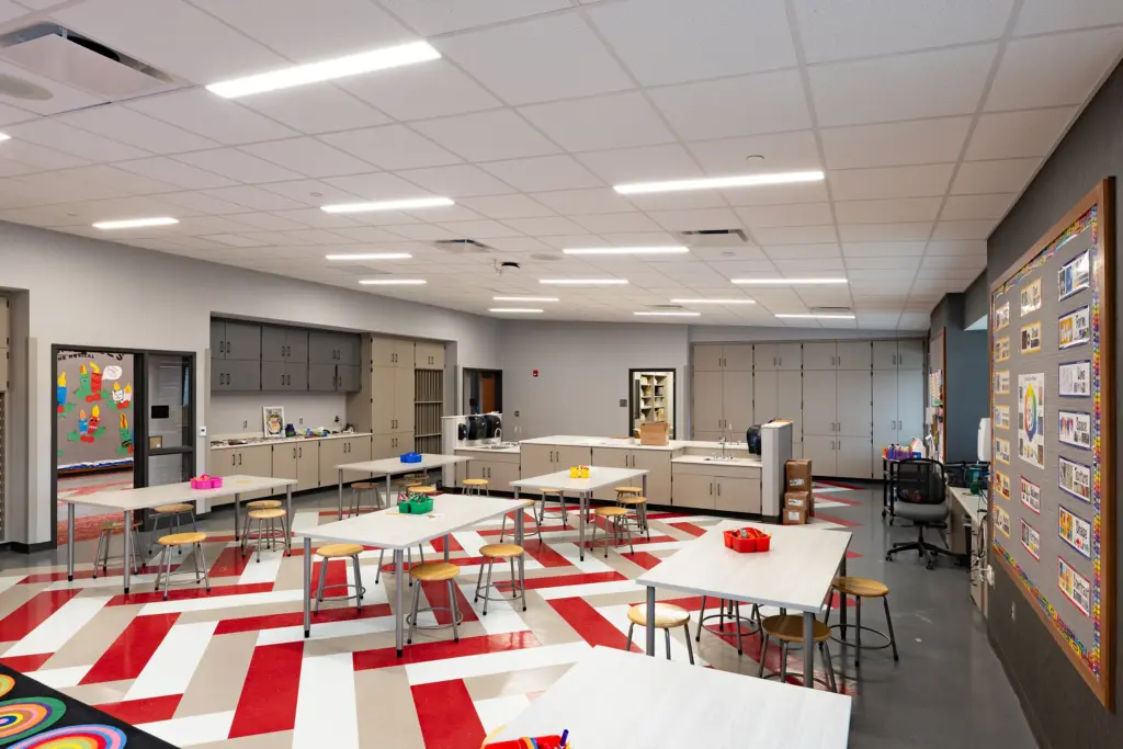 Danville South Elementary School Art Room