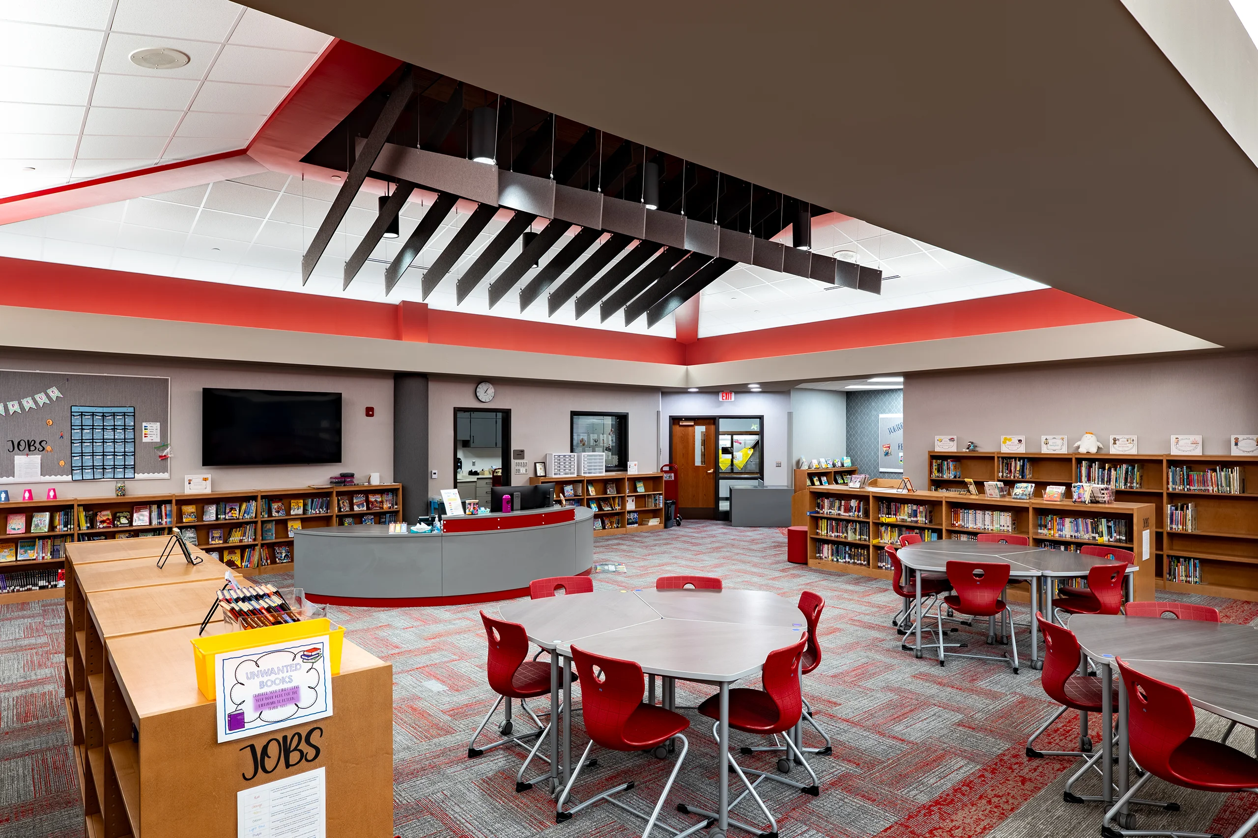 Danville South Elementary School Renovated Media Center