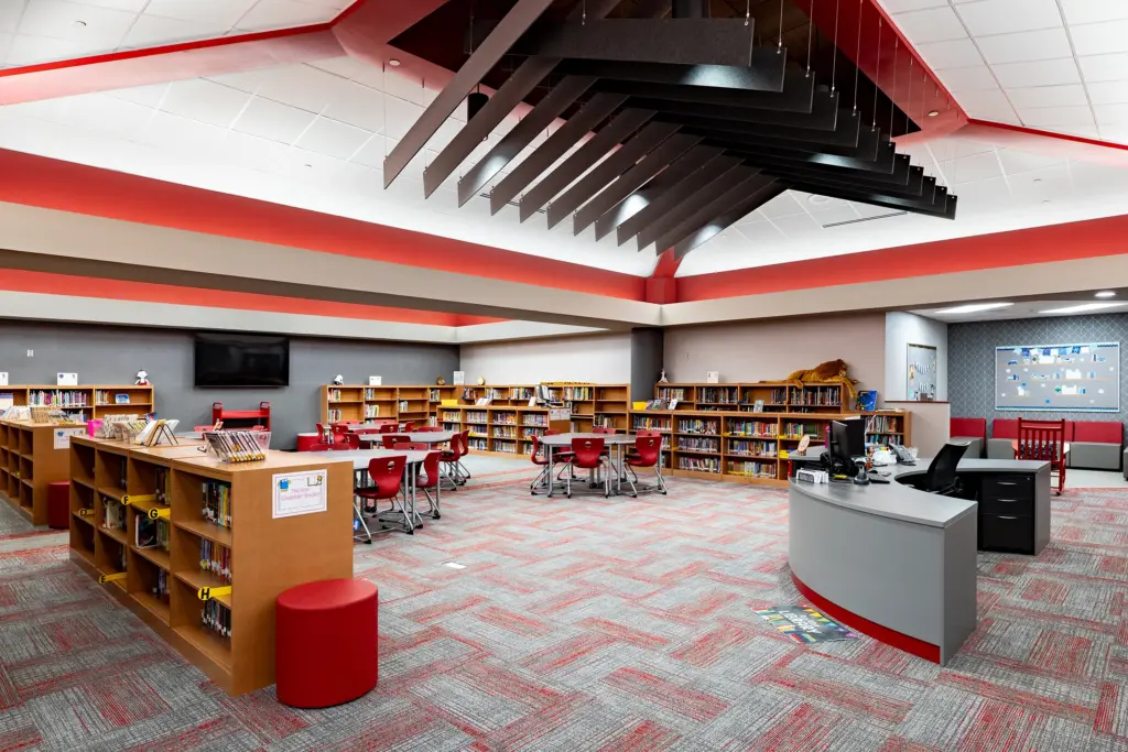 Danville South Elementary School Renovated Media Center