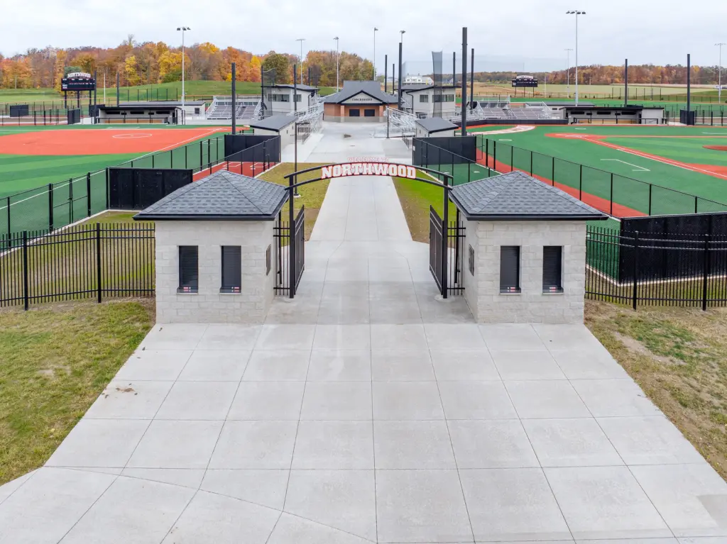 NorthWood High School Baseball Softball Complex Gate